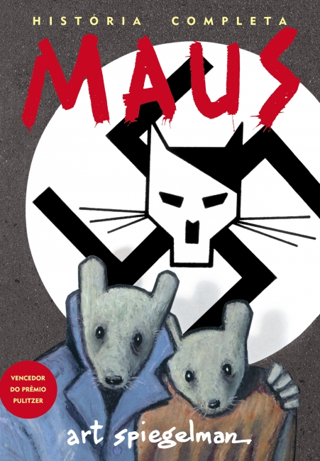 Capa da edição brasileira de Maus, de Art Spiegelman